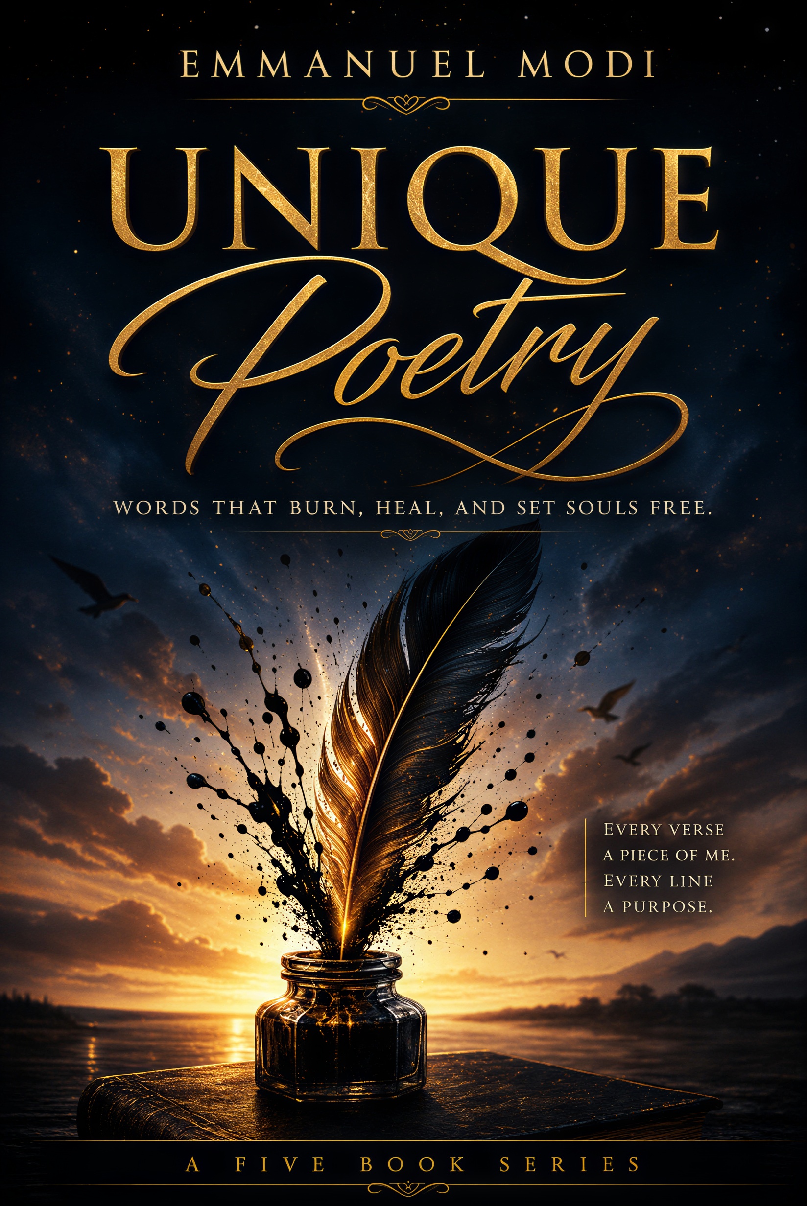 Unique Poetry Book Cover